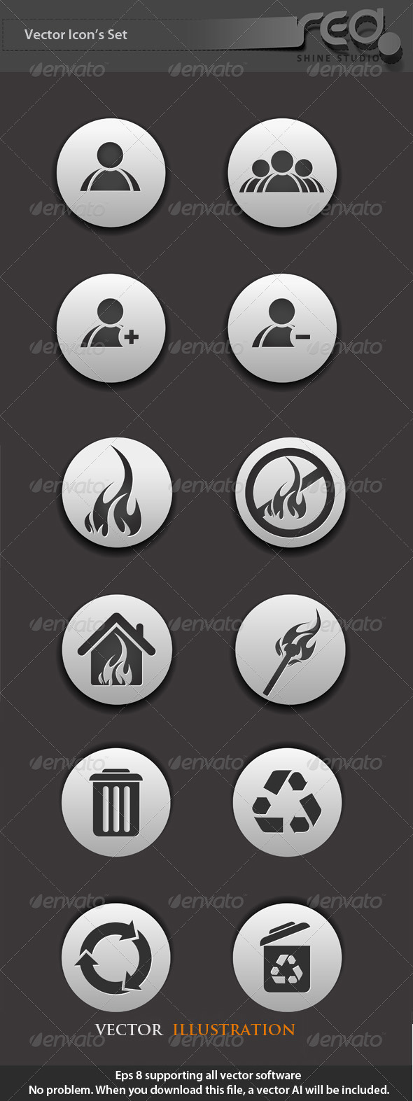 Web Icon Vector Pack - Decorative Symbols Decorative