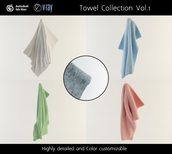 3DOcean Towel Collection Vol.1 3020088 3DOcean Towel Collection Vol.1 3020088