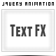 jQuery Text Effect