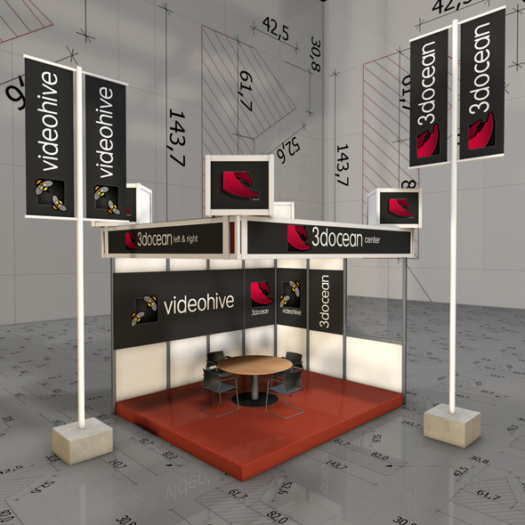 Amaizing Xhibition Pavilion - 3DOcean Item for Sale
