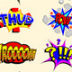 Cartoon Text Explosions Cartoon Text Explosions - GraphicRiver Item for Sale