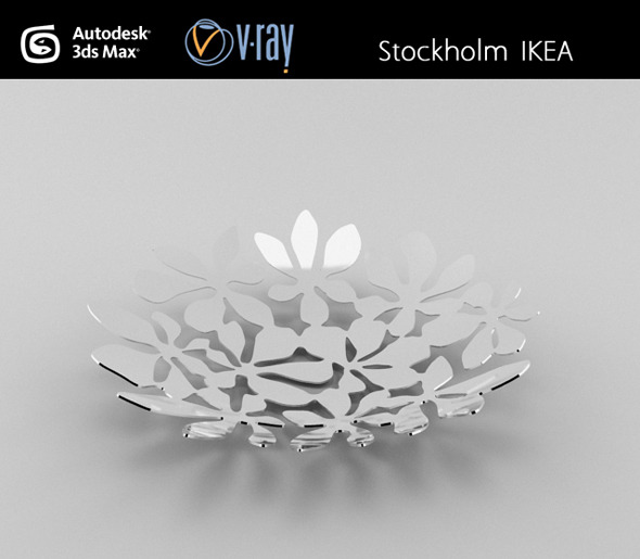 Stockholm IKEA basket - 3DOcean Item for Sale