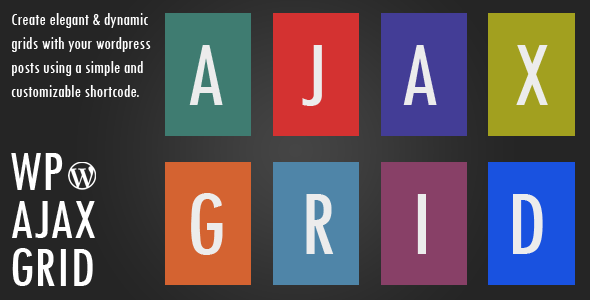 CodeCanyon WP Ajax Grid 2846897 CodeCanyon WP Ajax Grid 2846897
