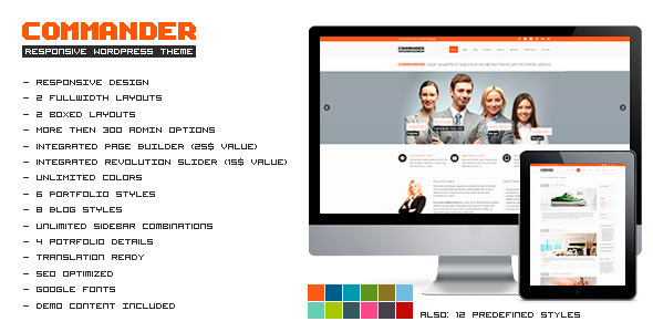 Top 30 WordPress Themes on ThemeForest
