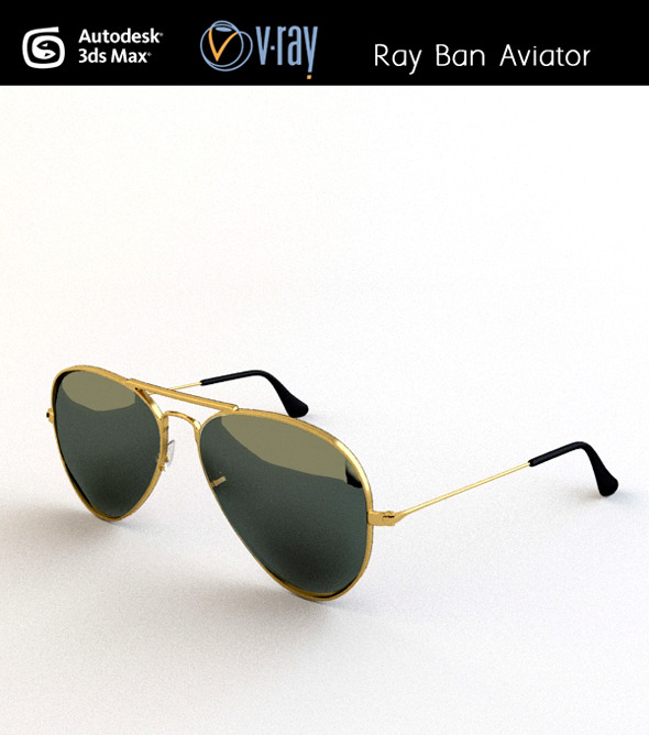 Ray ban Aviator - 3DOcean Item for Sale