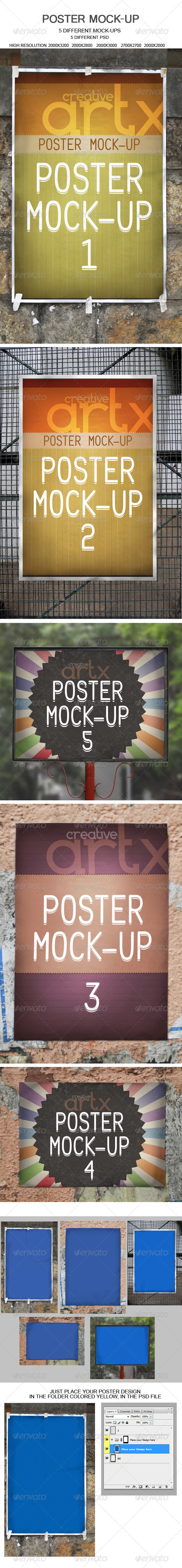 Poster Mock-up - Posters Print