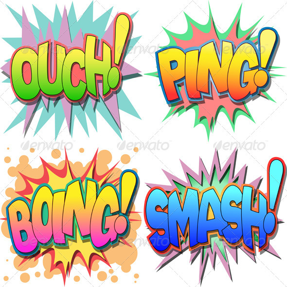 Comic Book Illustrations - Miscellaneous Vectors