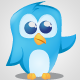 Cute Holiday Twitter Bird Cute Holiday Twitter Bird - GraphicRiver Item for Sale