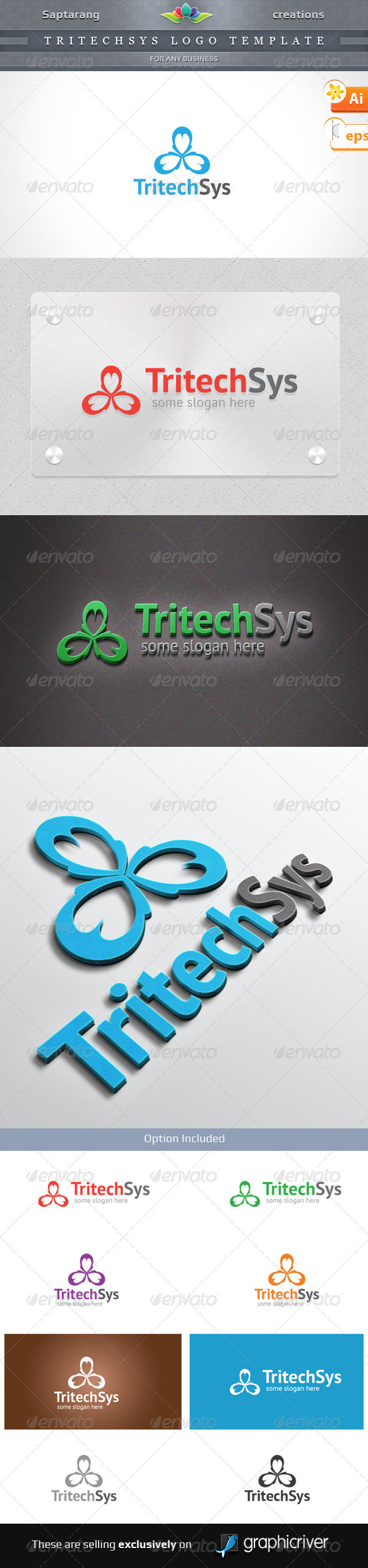 TritechSys Logo template - Symbols Logo Templates