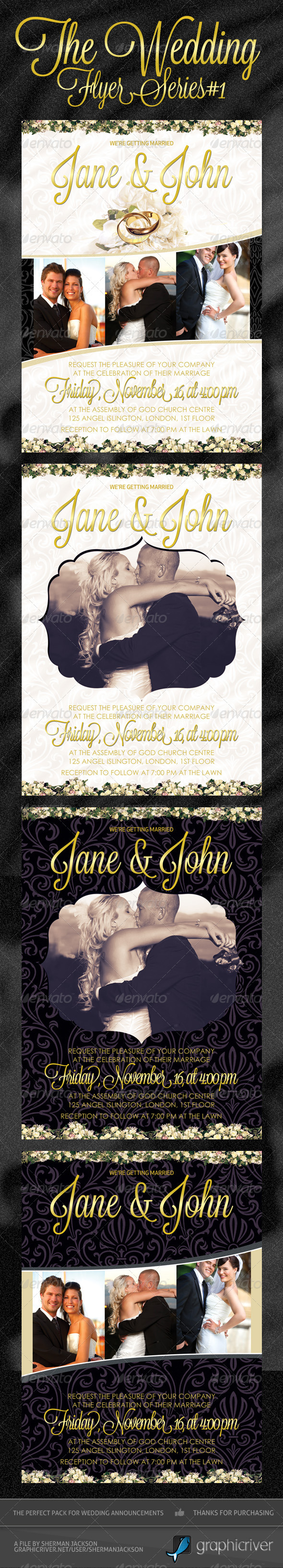GraphicRiver Classy Wedding Flyer 3058068 GraphicRiver Classy Wedding Flyer 3058068