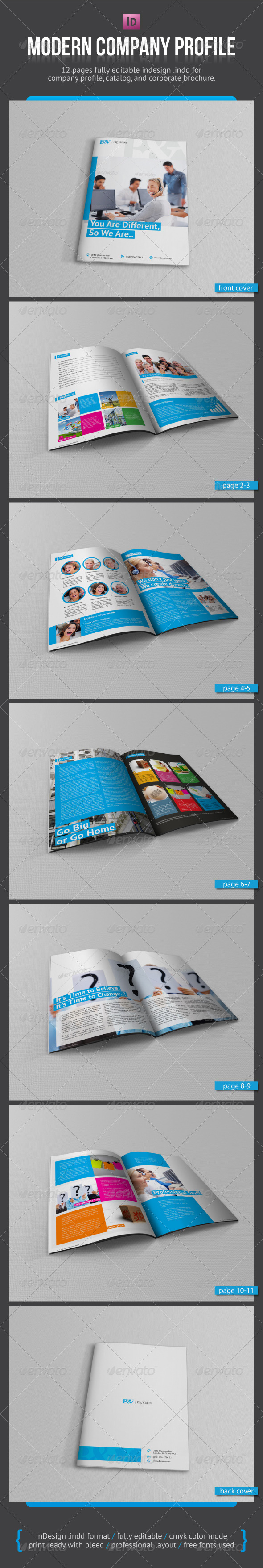 Modern Company Profile - Corporate Brochures