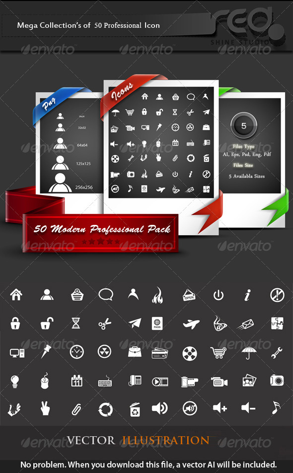 Ultimate Vectors Icon Pack - Web Icons
