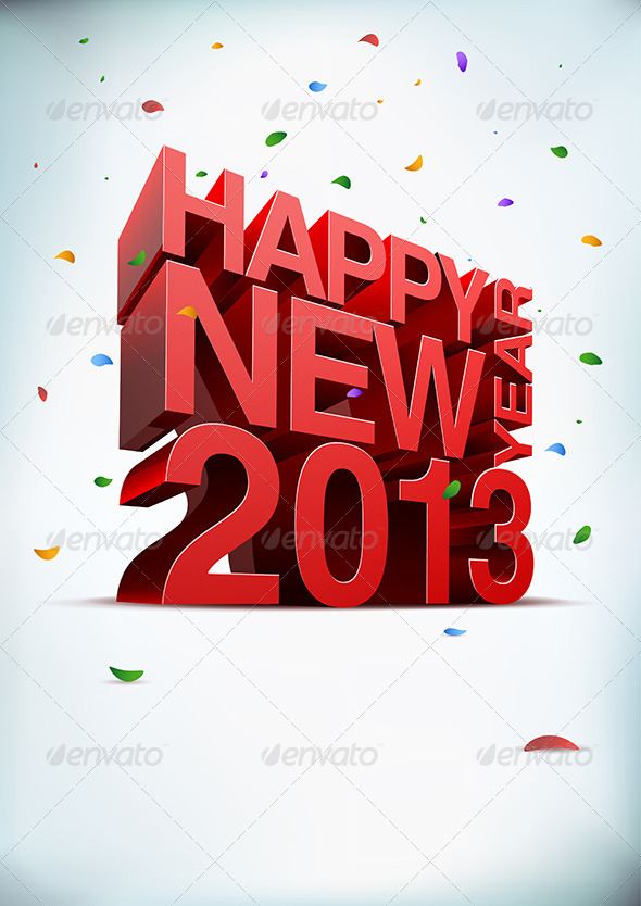 GraphicRiver Happy New Year 2013 3070812 GraphicRiver Happy New Year 2013 3070812