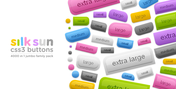 silksun CSS3 buttons - 4000 in 1 jumbo family pack - CodeCanyon Item for Sale
