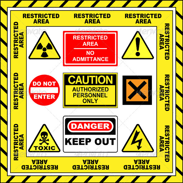 Warning Signs - Miscellaneous Vectors