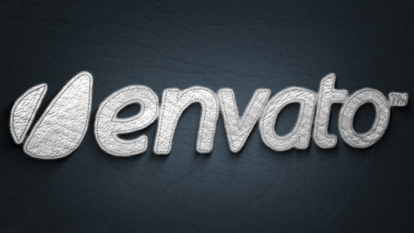VideoHive Stitched Leather Logo 3076575 VideoHive Stitched Leather Logo 3076575