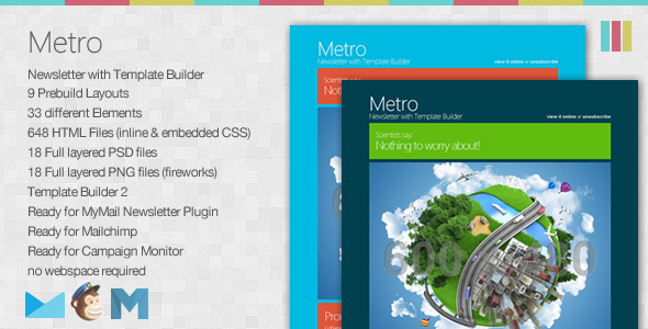 ThemeForest Metro Newsletter with Template Builder 2630053 ThemeForest Metro Newsletter with Template Builder 2630053