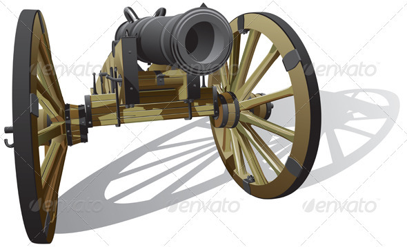 Ancient Field Gun - Retro Technology