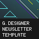 Graphic Designer Newletter Template - ThemeForest Item for Sale