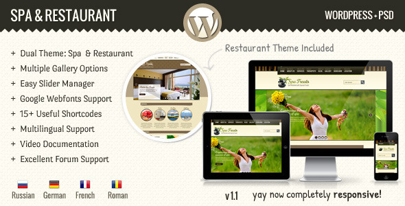 ThemeForest SPA Treats Spa & Restaurant WordPress 3002682 ThemeForest SPA Treats Spa & Restaurant WordPress 3002682