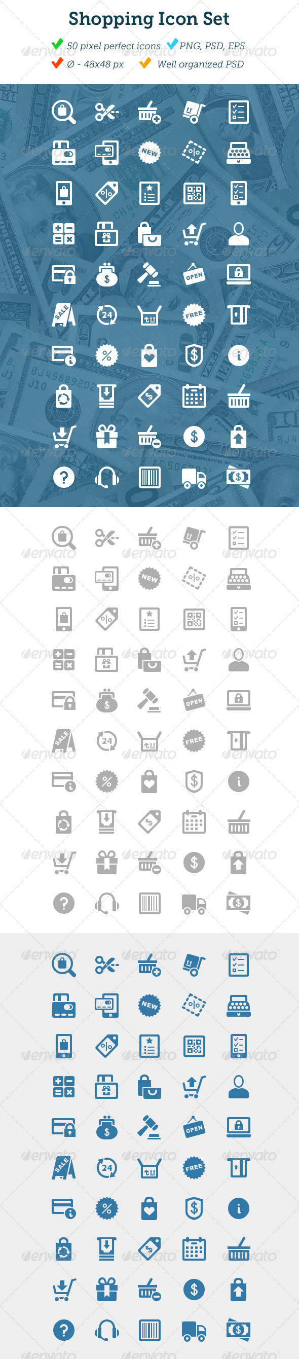 GraphicRiver Shopping Icon Set 3100674 GraphicRiver Shopping Icon Set 3100674