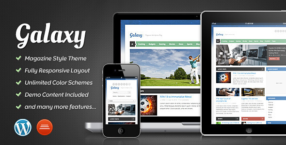 Galaxy - Responsive Magazine Theme