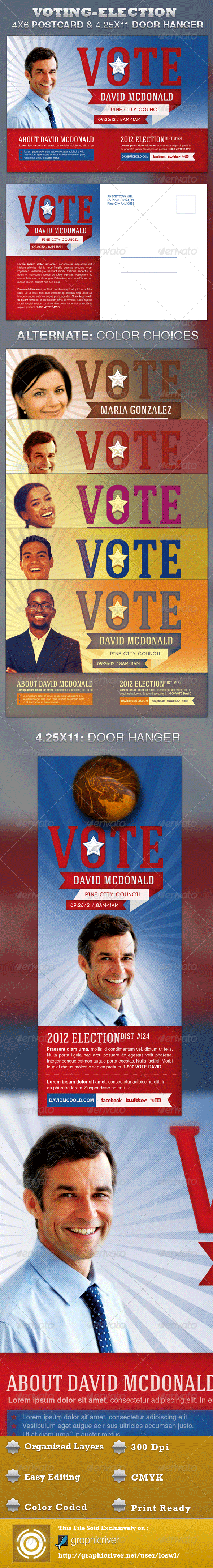 GraphicRiver Voting-Election Postcard and Door Hanger Template 3103135 GraphicRiver Voting-Election Postcard and Door Hanger Template 3103135