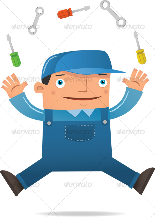 GraphicRiver Engineer Juggling 110294 GraphicRiver Engineer Juggling 110294