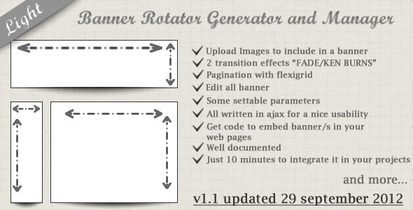CodeCanyon Banner Rotator Generator And Manager Light 2600593 CodeCanyon Banner Rotator Generator And Manager Light 2600593