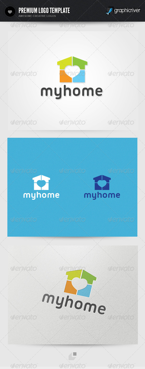 My Home Logo - Buildings Logo Templates