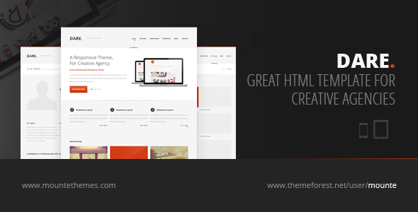 ThemeForest Dare Responsive HTML Template 3087825 ThemeForest Dare Responsive HTML Template 3087825