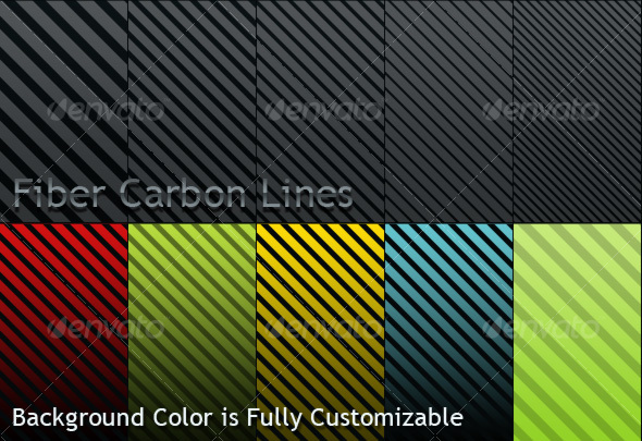 Fiber Carbon Lines Pattern - Vol-1 - Textures / Fills / Patterns Photoshop