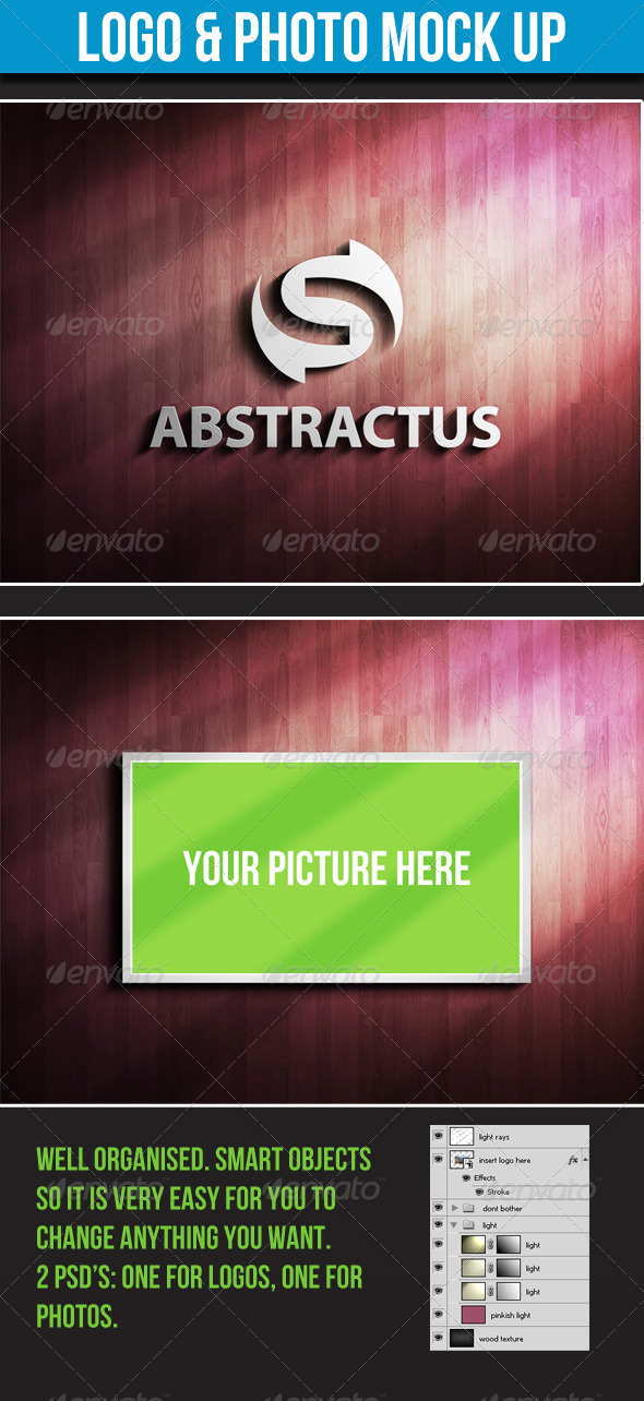 GraphicRiver Logo & Photo Mock-up 3121044 GraphicRiver Logo & Photo Mock-up 3121044