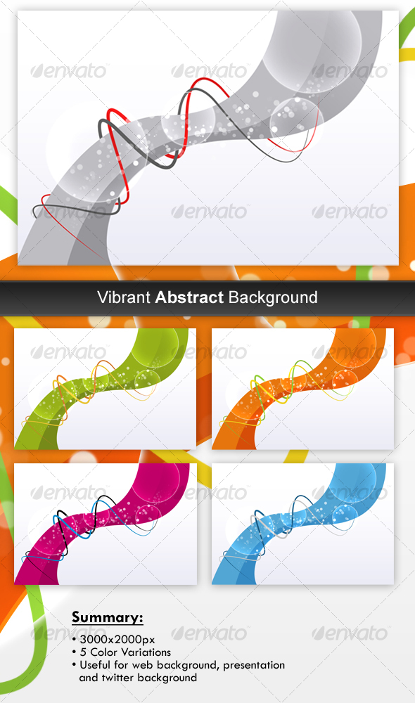 Vibrant Abstract Background - Abstract Backgrounds