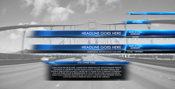 VideoHive Lower Third News 2 3165189 VideoHive Lower Third News 2 3165189