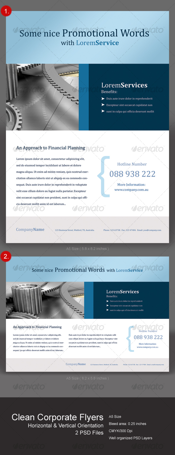 Clean Corporate Flyers - Corporate Flyers