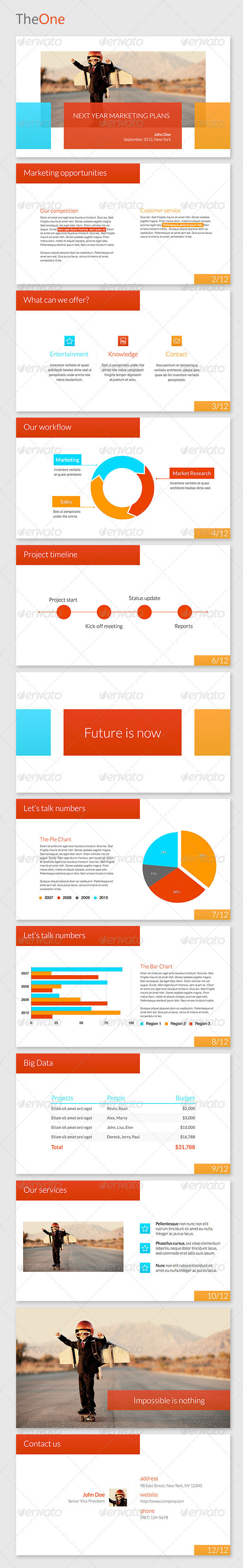 GraphicRiver TheOne Keynote Template 3168327 GraphicRiver TheOne Keynote Template 3168327
