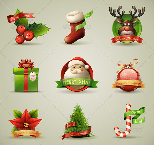Christmas Icons - Christmas Seasons/Holidays