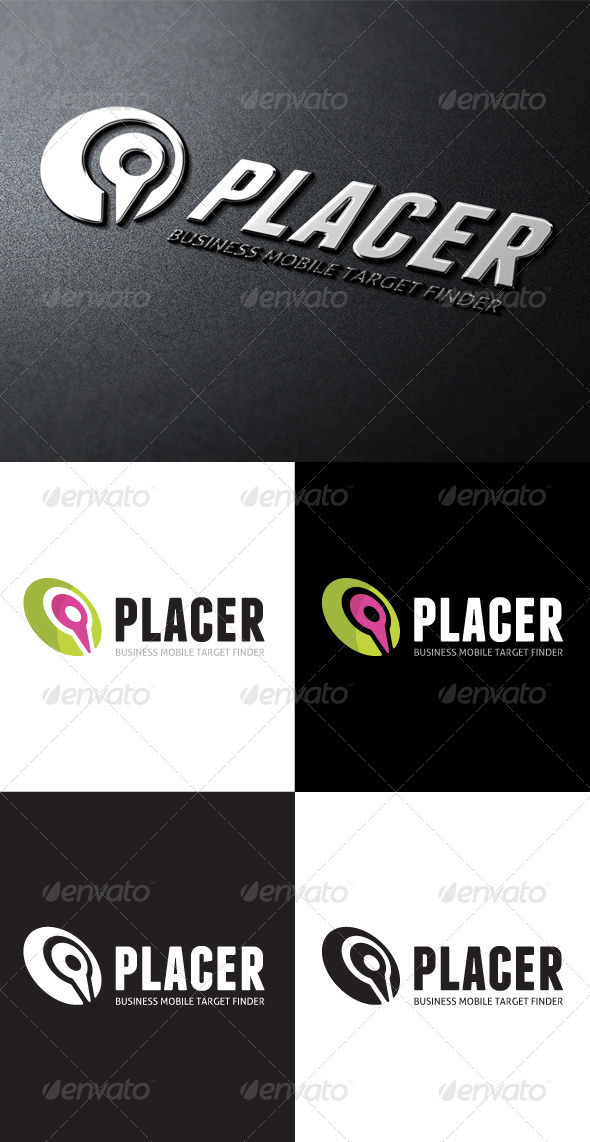 GraphicRiver Mobile Place Finder Logo 3173789 GraphicRiver Mobile Place Finder Logo 3173789