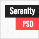 Serenity - Clean PSD Template Serenity - Clean PSD Template - ThemeForest Item for Sale