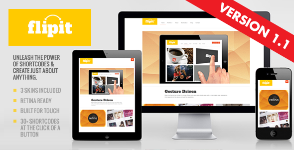 Flipit Responsive, Multi Purpose Theme