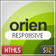Orien One Page Responsive HTML5 Template - ThemeForest Item for Sale