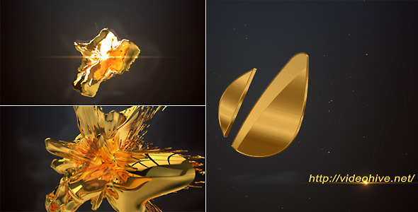 VideoHive 3D Gold Logo 3200900 VideoHive 3D Gold Logo 3200900