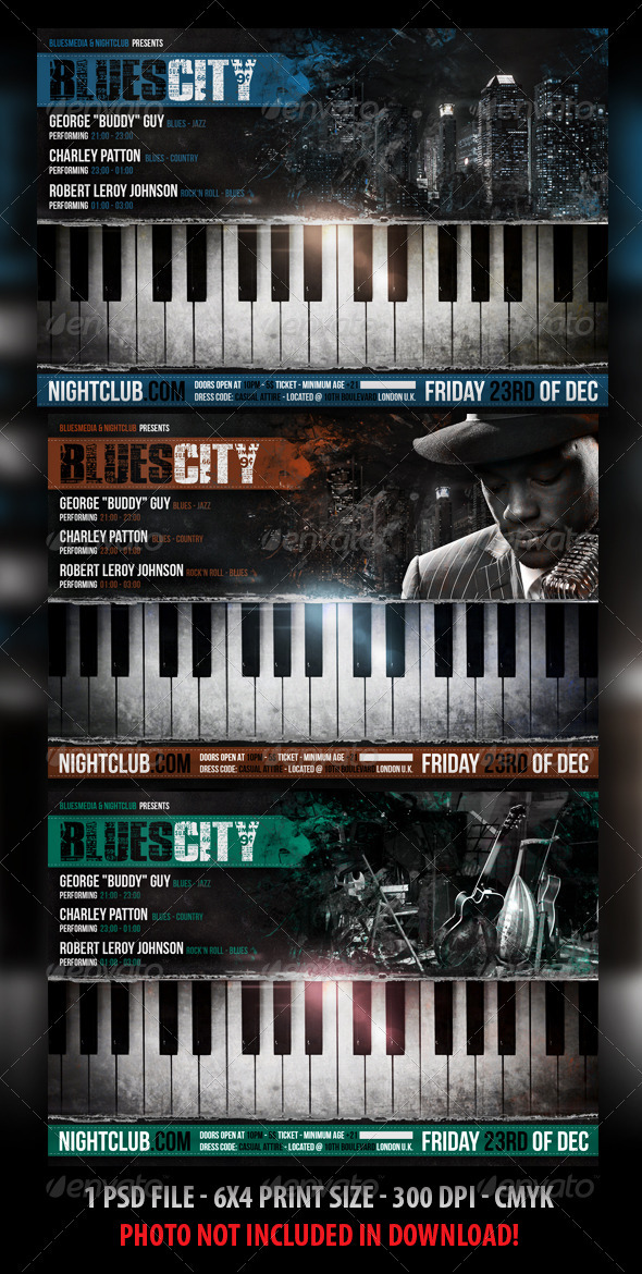 GraphicRiver Blues Jazz Concert Flyer 3210816 GraphicRiver Blues Jazz Concert Flyer 3210816