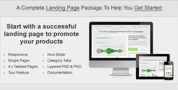 Start. Responsive Landing Page - Landing Pages Marketing