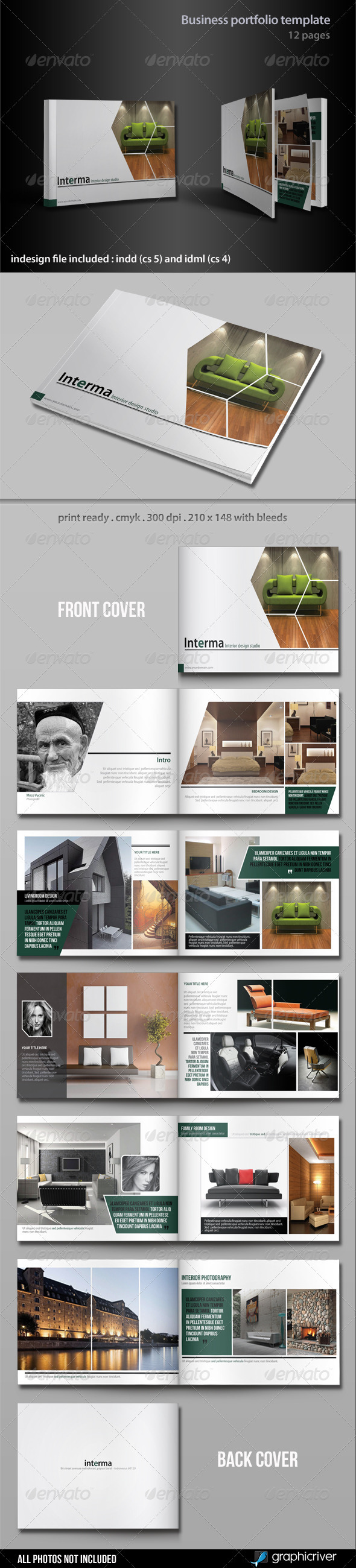 Business Portfolio Template - Portfolio Brochures