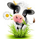 Holstein cow in grass Holstein cow in grass - GraphicRiver Item for Sale