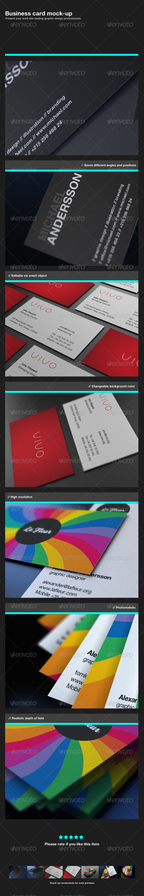 GraphicRiver Business Card Mock-Up 319932 GraphicRiver Business Card Mock-Up 319932