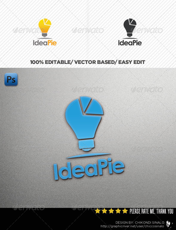 Idea Pie Logo Template - Abstract Logo Templates