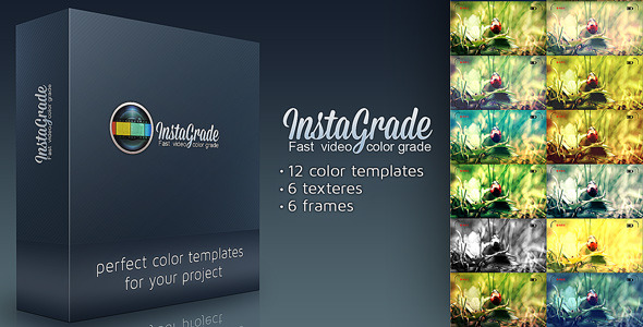 VideoHive InstaGrade Color Correction Template 3226036 VideoHive InstaGrade Color Correction Template 3226036